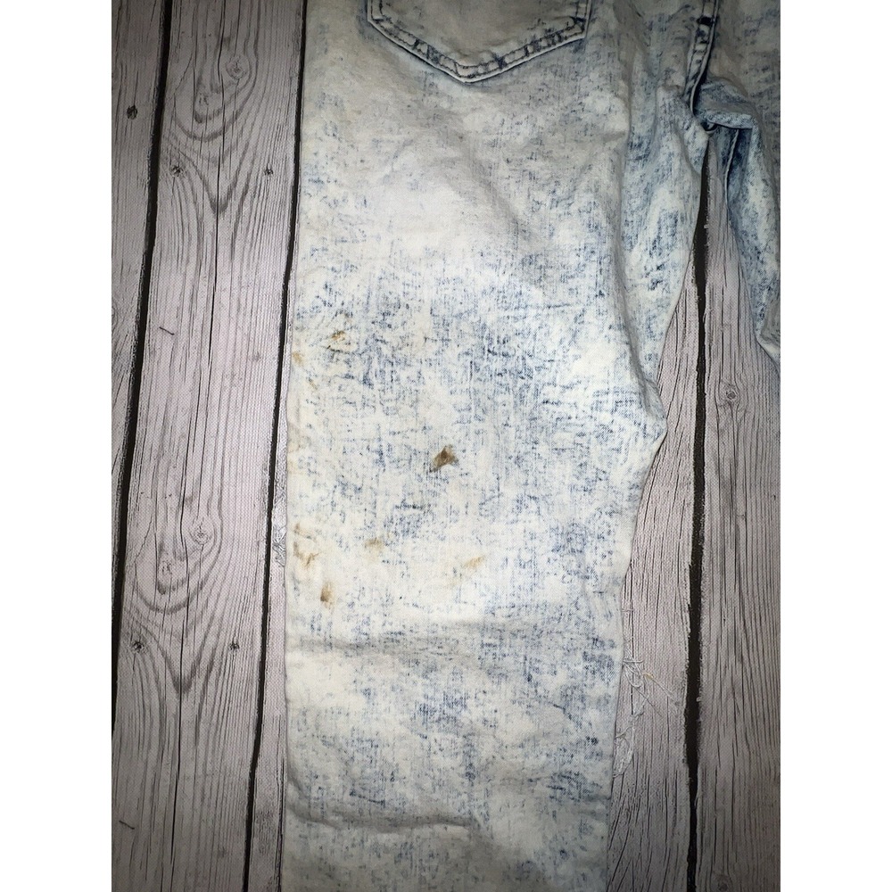 Waimea Skinny Jeans Men's 34 x 34 Light wash Denim Graffiti Art Pants Stains * - Picture 9 of 11
